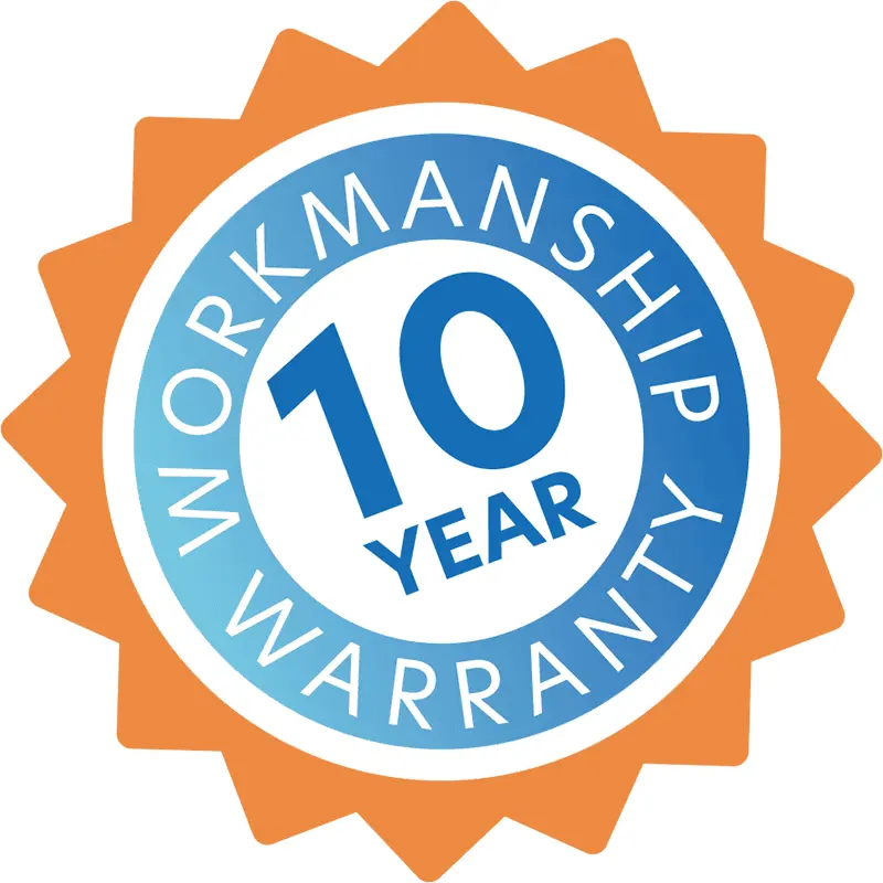 10 Year Guarantee Badge
