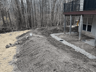 yard grading example