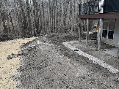 yard grading example