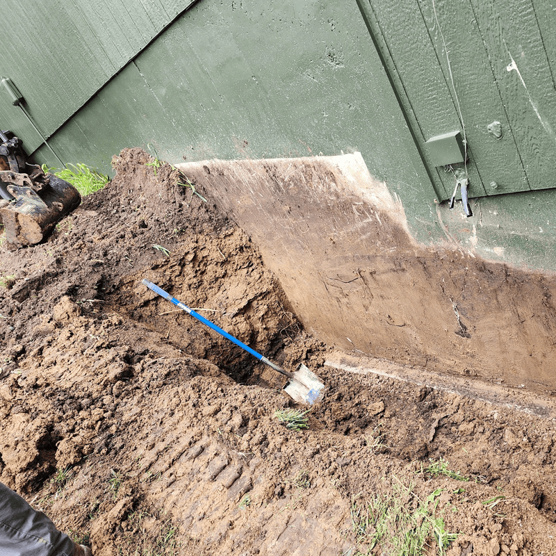 Basement perimeter drain