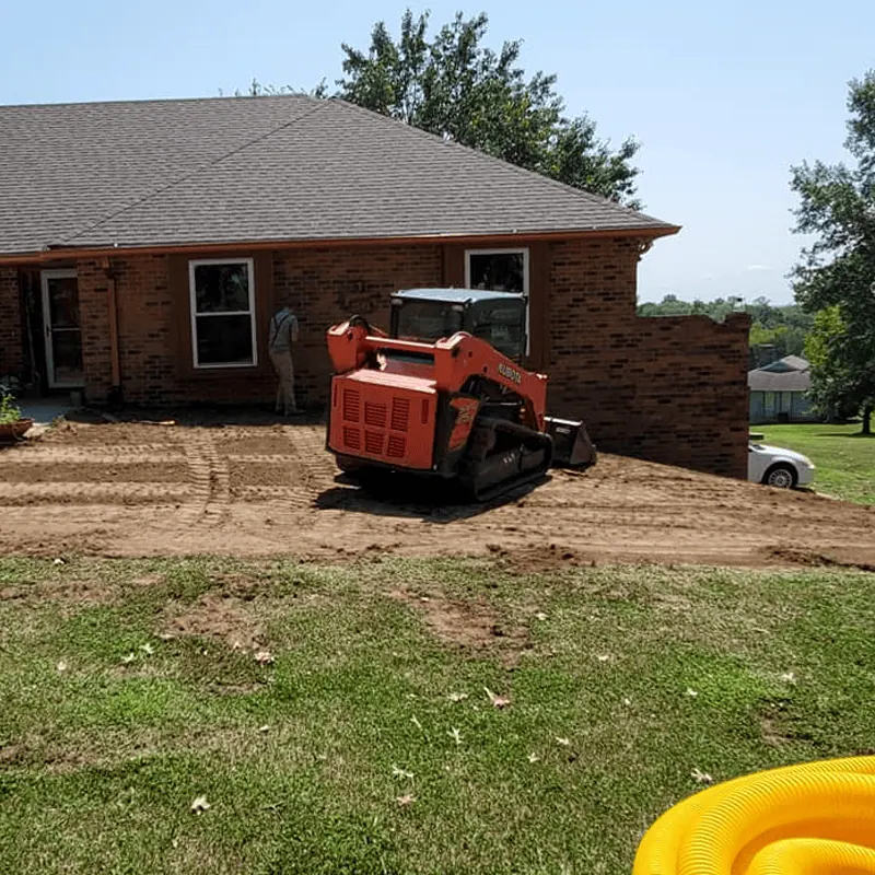 front yard slope