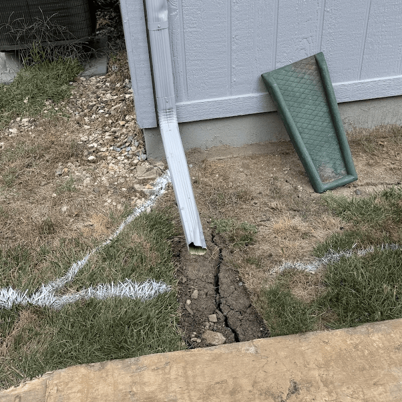 standard downspout