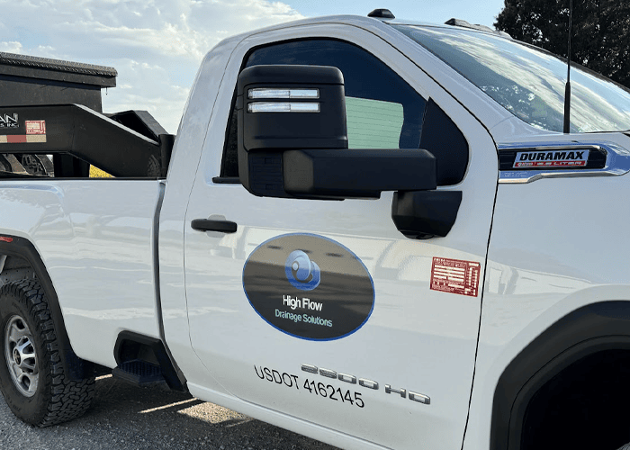 drainage contractor truck