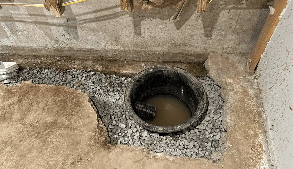 interior french drain system