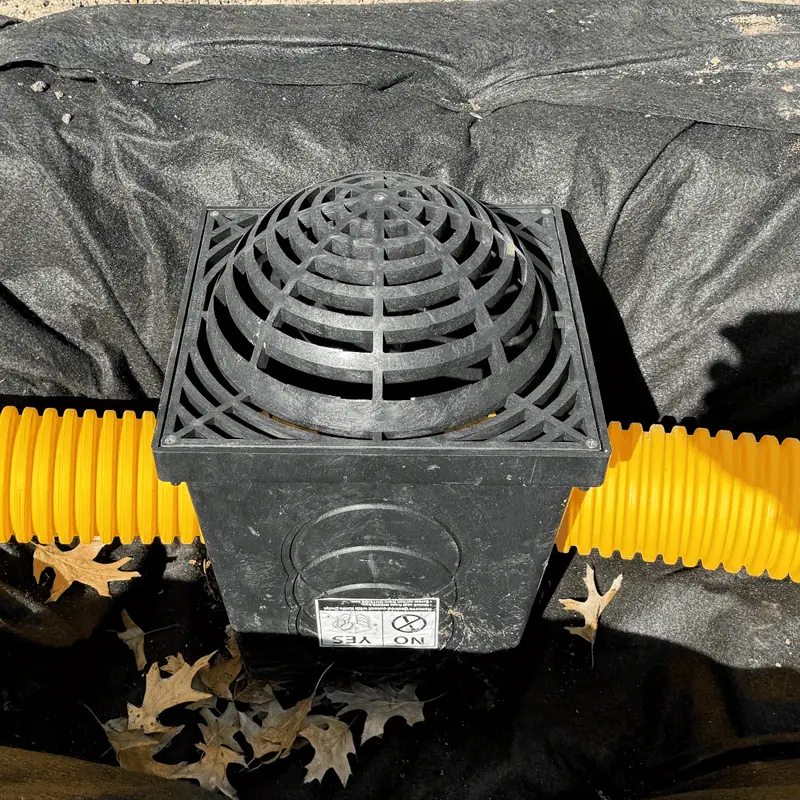 Atrium catch basin