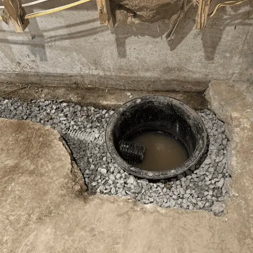 Sump Pump install pic