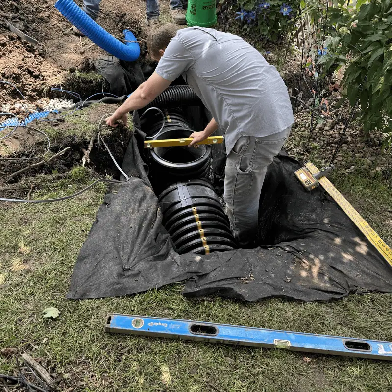 outside sump pump