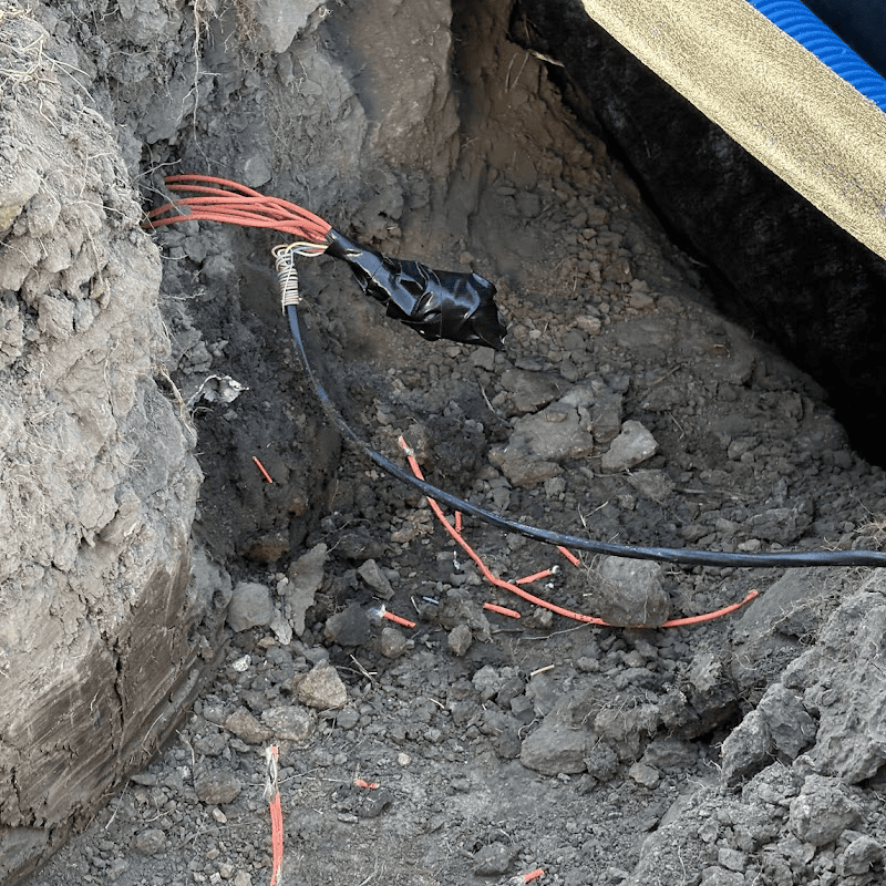 landscape wires under ground
