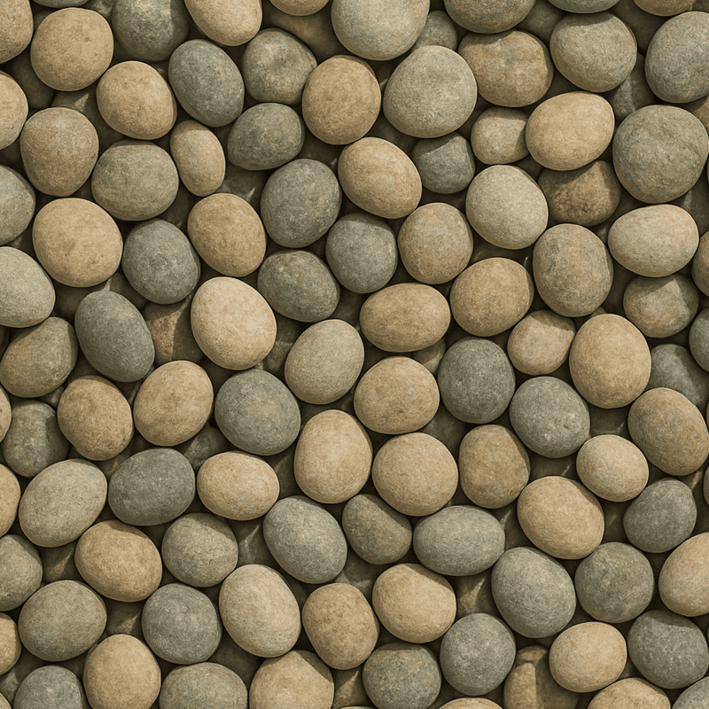 Pea gravel example